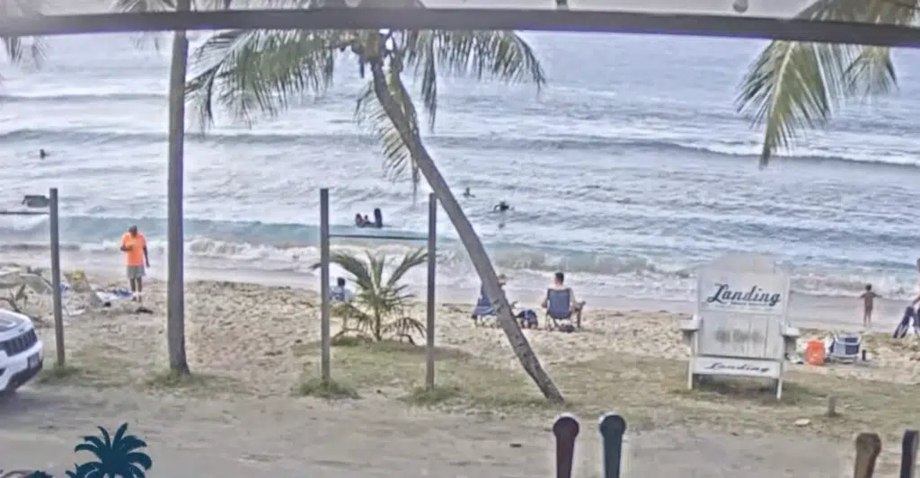 The Landing Beach Bar @ Cane Bay in St. Croix USVI Live Cam