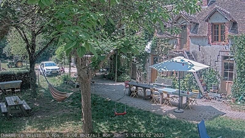 Live camera view of Charme Theater Camp