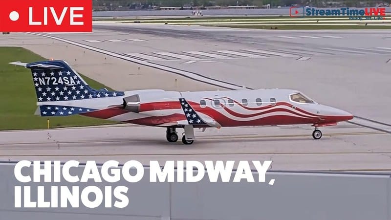 Live camera view of Chicago Midway Airport