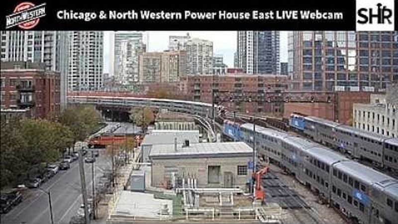 Live camera view of Chicago Railroad