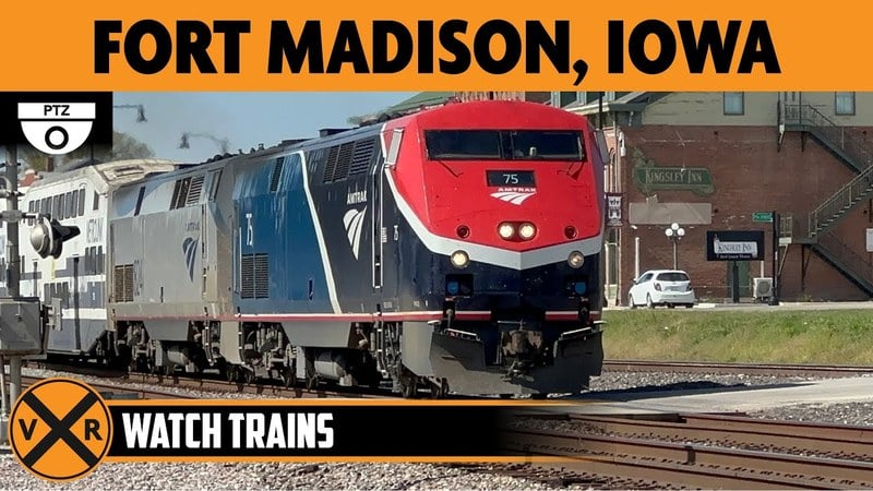 Live camera view of Fort Madison Railroad