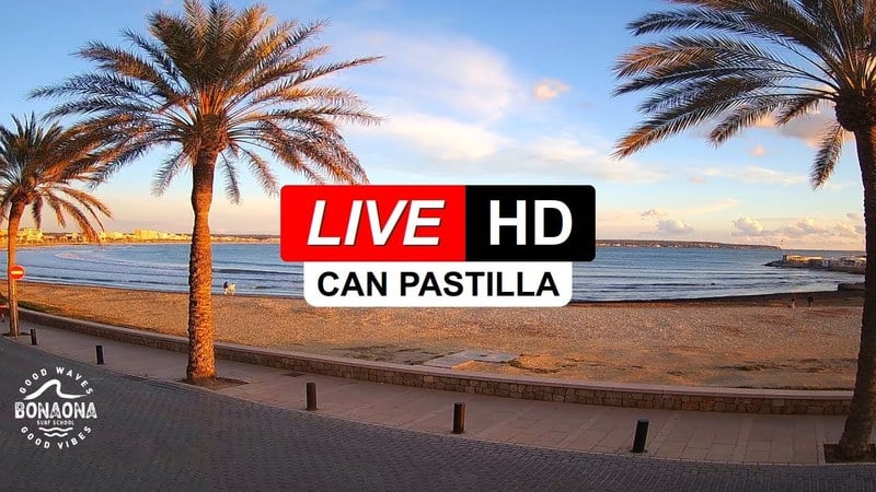 Live camera view of Mallorca Beaches