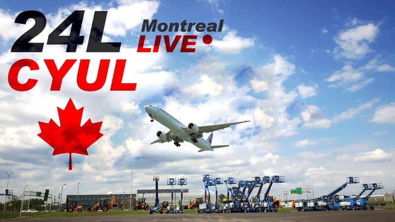 Live camera view of Montreal–Trudeau International Airport