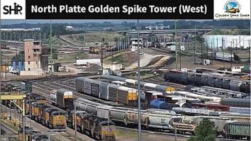 Live camera view of North Platte: Union Pacific Bailey Yard