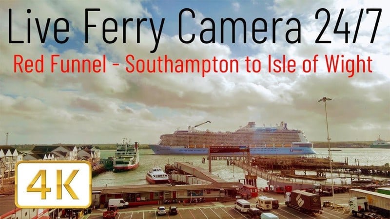 Live camera view of Port of Southampton