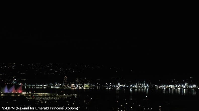Live camera view of Port of Vancouver