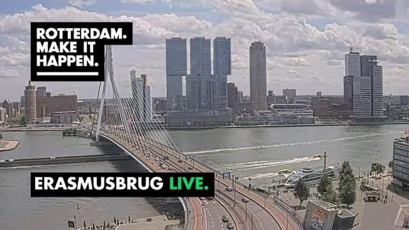 Live camera view of Rotterdam City Views