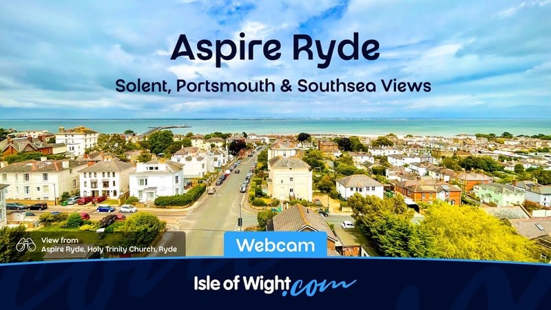 Live camera view of Ryde Esplanade and Pier Stations