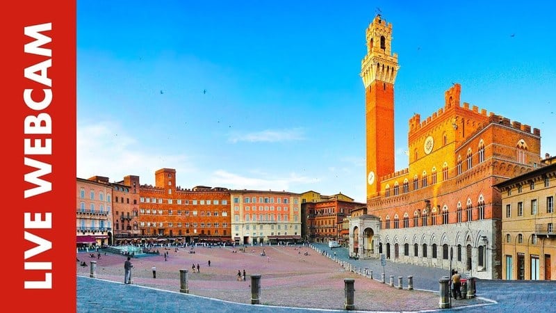 Live camera view of Siena: Piazza del Campo