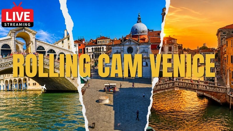 Live camera view of Venice: Rolling Cam