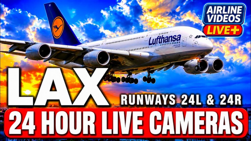 LAX Runways 24L & 24R Live Cam